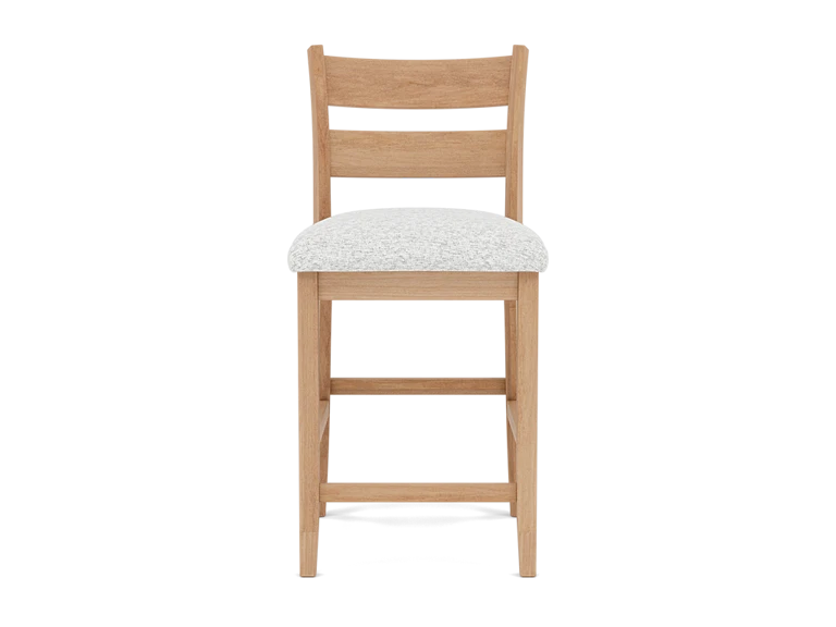 Lillian Ladder Back Upholstered Counter Stool